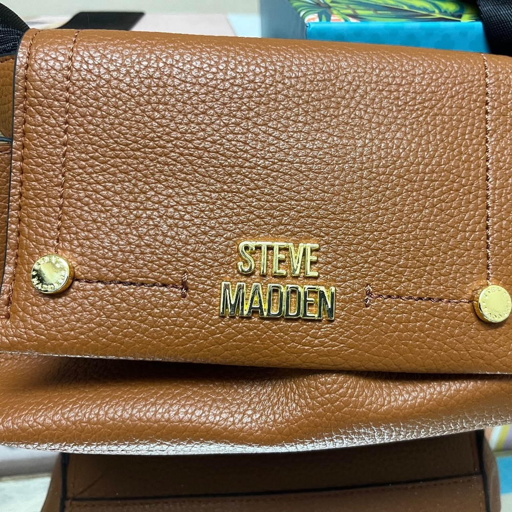 Steve Madden Cognac purse